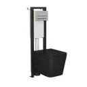 Комплект инсталляция с унитазом Greenstone GRS-SET-03 цвет черный