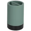 Стакан для зубных щёток Swensa Gul SWP-2401-GRN-02 пластик цвет серо-зеленый