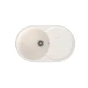 Накладная мойка Gamma stone GS-5-331 45.5x73.5x17 см искусственный камень цвет белый