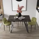 Кухонный стол прямоугольный Трия Тип 1 110x110 см ДСП цвет черный
