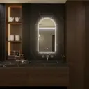 Зеркало Alias Метида 70x30 с LED-подсветкой 4000K, сенсор