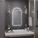 Зеркало для ванной ALIAS Метида me9050101 подогрев 50x90 LED-подсветкой сенсорный