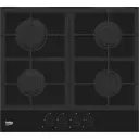 Газовая варочная панель Beko Hilg 642C5 Sb 58.50 см 4 конфорки цвет черный