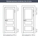 Дверь межкомнатная Zadoor Classic Неаполь Английская Классика остеклённая 200x60см полипропилен цвет серый без замка и петель