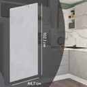 Фасад для кухонного шкафа Берлин 44.7x102.1 см Delinia ID МДФ цвет серый
