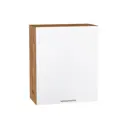 Навесной шкаф Василиса 60x71.60x31.80 см фасад белый МДФ каркас дуб вотан ЛДСП Kameol УТ000508517