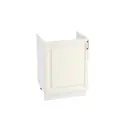 Шкаф под мойку Франция 60x81.60x47.40 см 1 дверца фасад кремовый МДФ каркас белый ЛДСП Kameol