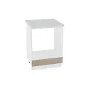 Шкаф для духовки Поэзия 60x81.60x47.80 см фасад капучино ЛДСП каркас белый ЛДСП Kameol