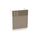 Шкаф под мойку Василиса 60x81.60x47.40 см 1 дверца фасад капучино МДФ каркас белый ЛДСП Kameol
