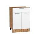 Напольный шкаф Василиса 60x81.60x47.80 см фасад белый МДФ каркас дуб вотан ЛДСП Kameol УТ000508704