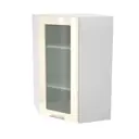 Навесной шкаф Василиса 59.20x92x59.20 см фасад ванильный МДФ каркас белый ЛДСП Kameol