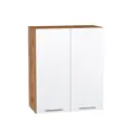 Навесной шкаф Василиса 60x71.60x31.80 см фасад белый МДФ каркас дуб вотан ЛДСП Kameol УТ000508641