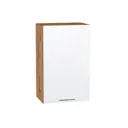 Навесной шкаф Василиса 45x71.60x31.80 см фасад белый МДФ каркас дуб вотан ЛДСП Kameol