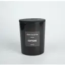 Свеча в стакане цветочная Окторхой 9 см цвет черный