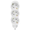 Удлинитель бытовой Tdm electric SQ1303-4057 3x1.5 7 м 3 розетки с заземлением 3700 Вт цвет белый