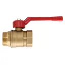 Кран шаровой прямой Галлоп 103270 DN20 PN16 3/4" НР-ВР латунь ручка рычаг