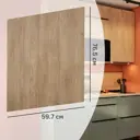 Фасад для кухонного шкафа Сантьяго 59.7x76.5 см Delinia ID ЛДСП цвет коричневый