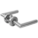 Дверные ручки Edson EDS-6335 без запирания цвет никель