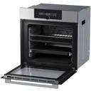 Встраиваемый духовой шкаф Haier HOQ-F6QAN3GG 59.5х59.5х56.5 см цвет серый
