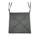 Подушка для стула Linen Way 40x40 см цвет стальной