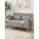 Диван Monofix Dv-kiys-17 122x69x57 см велюр цвет серый