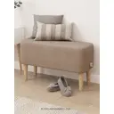 Банкетка Monofix Киус 70x42x70 см велюр цвет светло-коричневый