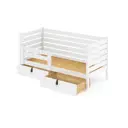 Кровать Solarius Det-spin70-160bel-full-2yash 80 x 101 x 170 см сосна цвет белый