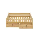 Кровать Solarius Tahta120-200net-2yash 130 x 63 x 210 см сосна цвет бежевый