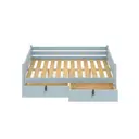 Кровать Solarius Tahta120-200gol-2yash 130 x 63 x 210 см сосна цвет голубой