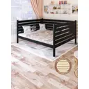 Кровать Solarius Tahta-spin180-180ser-orto 190 x 101 x 190 см сосна цвет серый