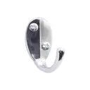Комплект из 8 однорожковых крючков Brante 1565 хром