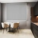 Комплект вертикальных жалюзи Унистайл Vzhteser 200x300 см алюминий цвет темно-серый