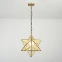 Люстра подвесная Imperiumloft Star effervescent d35 228944-22 1 лампа 3 м² цвет латунь