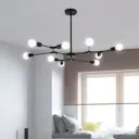 Люстра на штанге Imperiumloft Late d103 193583-26 9 ламп 27 м² цвет золото