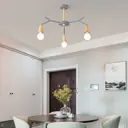 Люстра на штанге Imperiumloft Les color d72 220502-23 3 лампы 9 м² цвет белый
