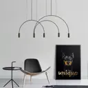 Светильник подвесной Imperiumloft Arc 12 212845-26 12 ламп 24 м² цвет черный