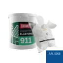 Мастика Elastomeric systems 911 3кг синяя RAL 5005 с заплаткой круг 9x9см 50шт