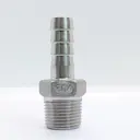 Штуцер для шланга Ifitting 1/4"x14 НР нержавеющая сталь MG-FHN8x8/4