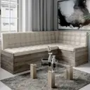 Диван Трия Скамья 123937 угловая со спальным местом Форест 56.5x114x82 см
