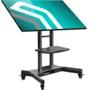 Напольная стойка для ТВ ONKRON 67x15 см цвет черный