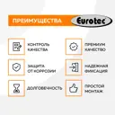 Саморезы юстировочный Eurotec Justitec потайные острые оцинкованные 6.0x70 мм 200 шт