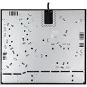 Электрическая варочная панель Hyundai HHE 6450 BG 353854 59 см 4 конфорки цвет черный