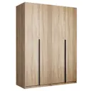 Шкаф распашной Мебельная компания е1 LCKS2_G_M1_SH_1600_S 162x220x52.5 см ЛДСП цвет сонома