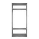 Гардеробная Мебельная компания е1 MOD_GAR_1000_BT 101x220x51 см цвет серый