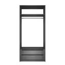 Гардеробная Мебельная компания е1 MOD_GAR_1000_M1_DM 101x220x51 см цвет серый