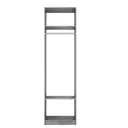 Гардеробная Мебельная компания е1 MOD_GAR_600_BT 61x220x51 см цвет серый