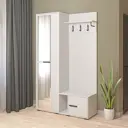 Комплект мебели для прихожей Клик мебель 10361347 43x2100x43 см ЛДСП цвет белый