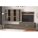 Полка Furnistyle 11827 160x50x42 см ЛДСП цвет дуб коричневый табак, латте