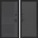 Входная дверь Bunker левый 205x88см с панелью ФЛ-609 графит софт/лофт графит