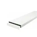 Подоконник пластиковый Moeller с заглушкой 2000x350мм белый clean-touch